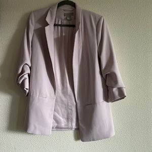 H&M womens blazer in light pink Size 4